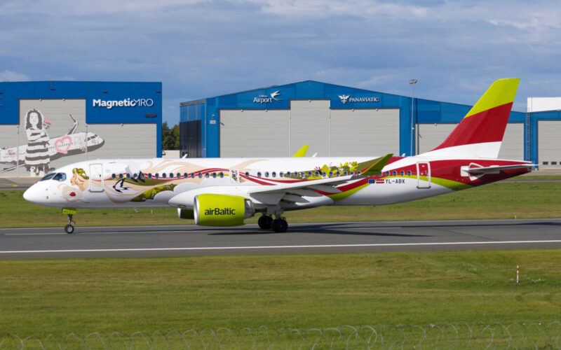 airBaltic Airbus A220 300 wearing special Baltic Heritage livery airBaltic Airbus A220 300 wearing special Baltic Heritage livery