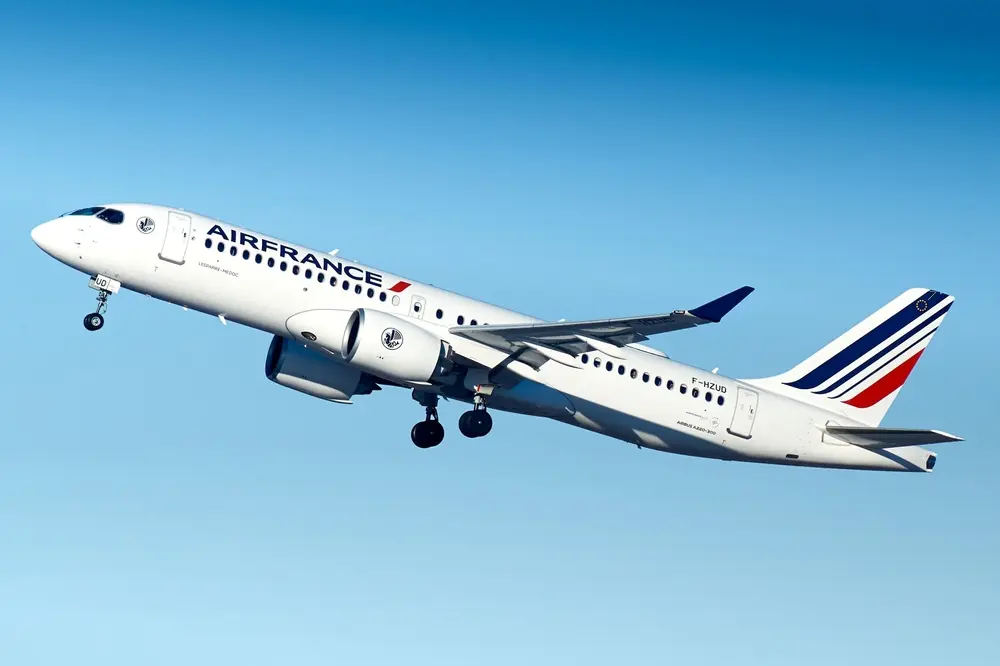 BerlinGermany Jan212022TheAirfranceAirbusA220 300 Air France A220