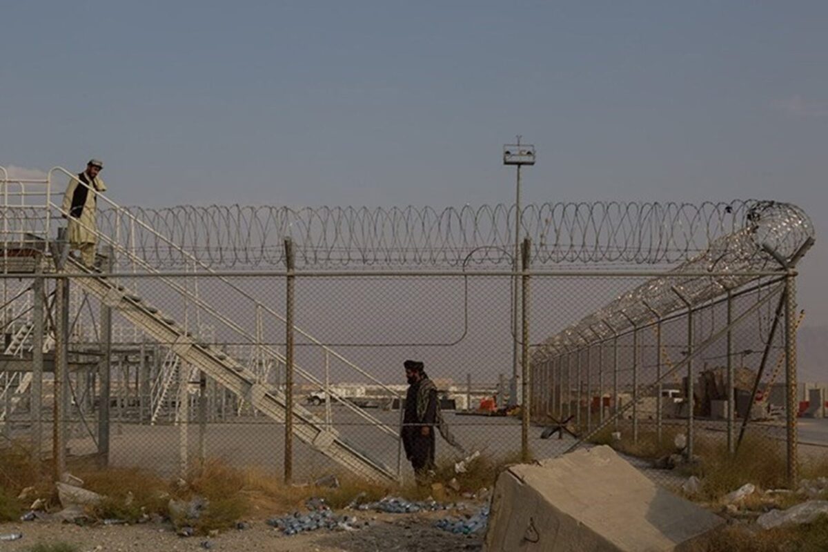 Bagram Air Base in September 2021 after US withdrawal