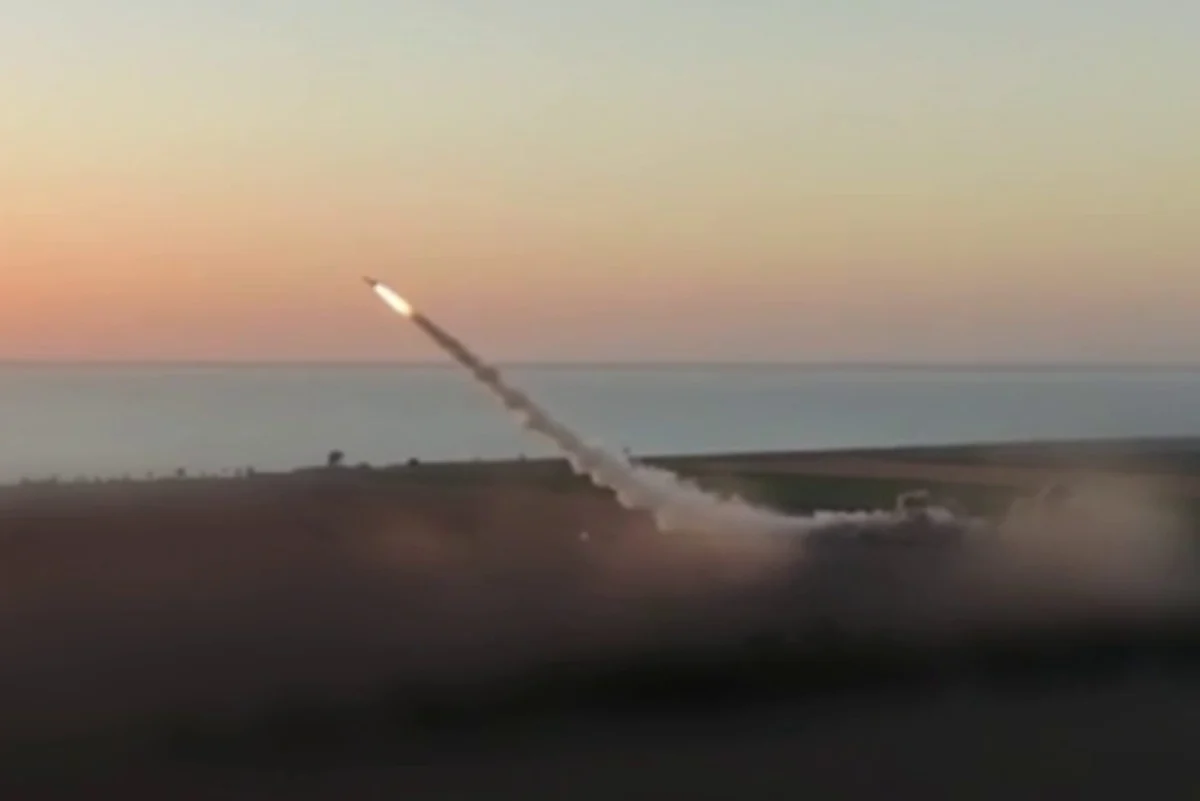 Ukrainian Flamingo long range missile launches Ukrainian Flamingo long range missile launches