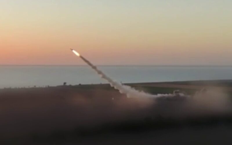 Ukrainian Flamingo long range missile launches