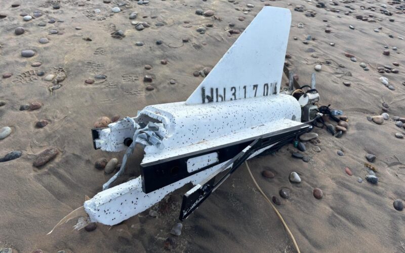 Gerbera drone debris found in Ventspils Latvia