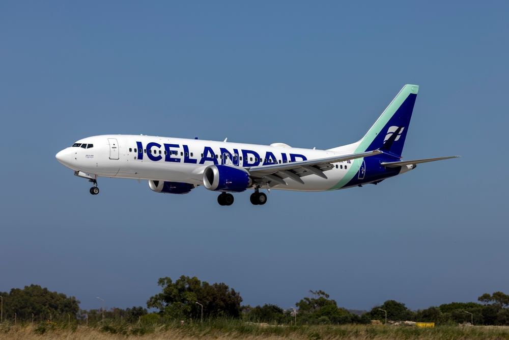 Luqa,,Malta,-,May,28,,2025:,Icelandair,Boeing,737-8,Max