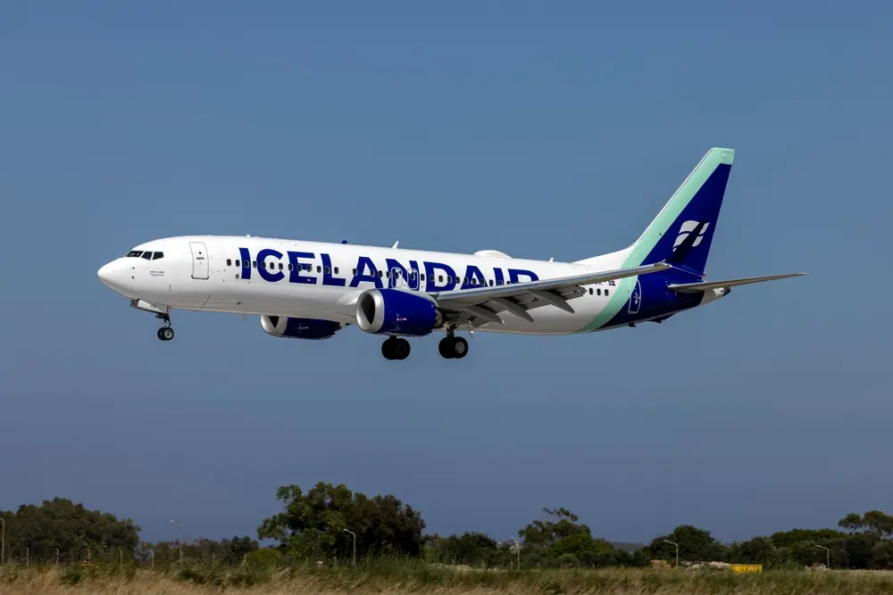 Luqa,,Malta,-,May,28,,2025:,Icelandair,Boeing,737-8,Max
