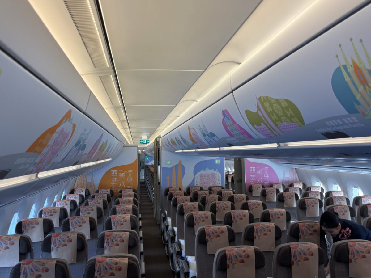 China Eastern Barcelona cabin