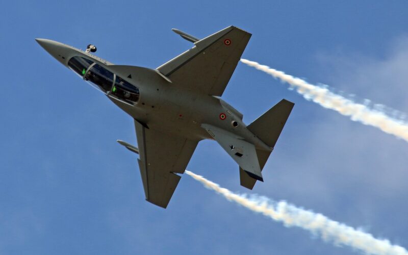 Italian Aermacchi M 346 jet trainer