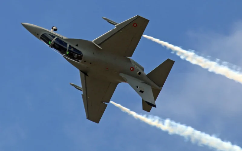 Italian Aermacchi M 346 jet trainer