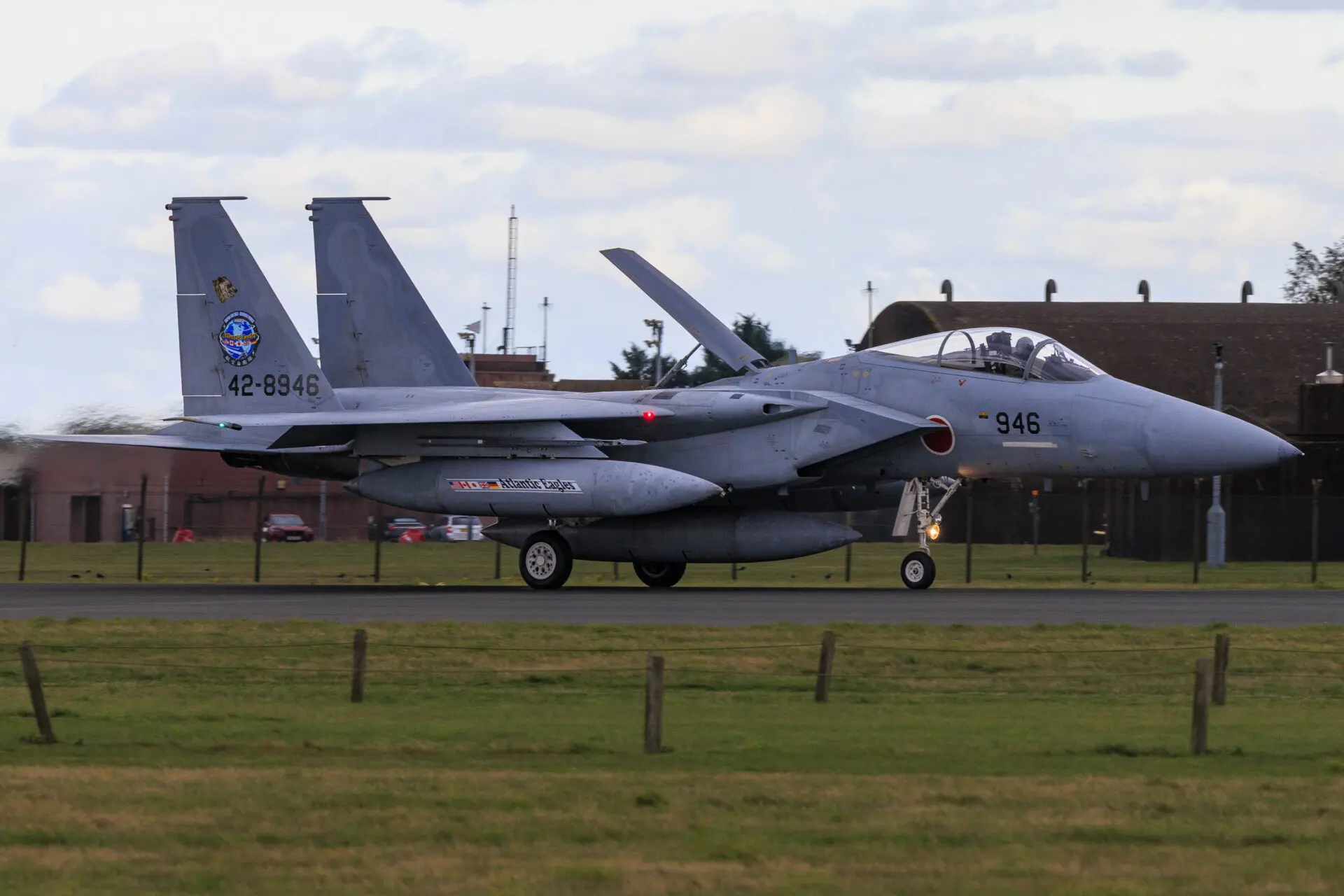 Japan Air Self Defense Force F 15J deploys to United Kingdom