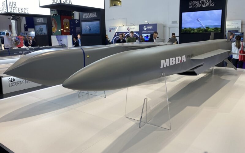 MBDA STRATUS future cruise and anti ship missile models at DSEI UK 2025