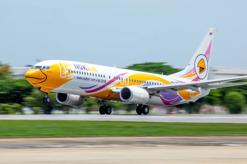 BangkokThailand12May2018NokAirBoeing737 800Hs dbx Nok Air