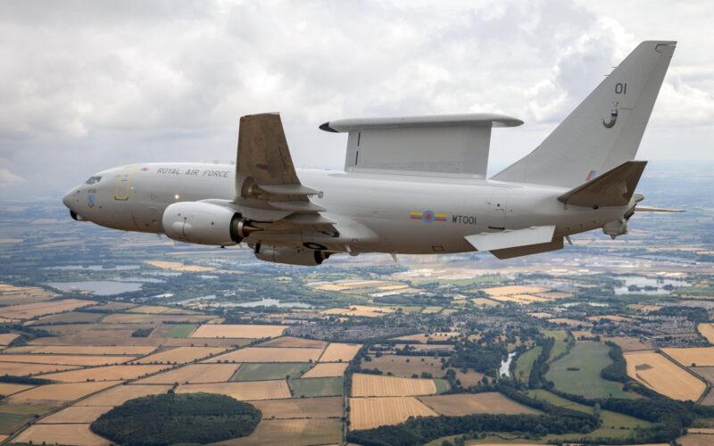 Royal Air Force E 7A Wedgetail airborne warning and control aircraft Royal Air Force E 7A Wedgetail airborne warning and control aircraft