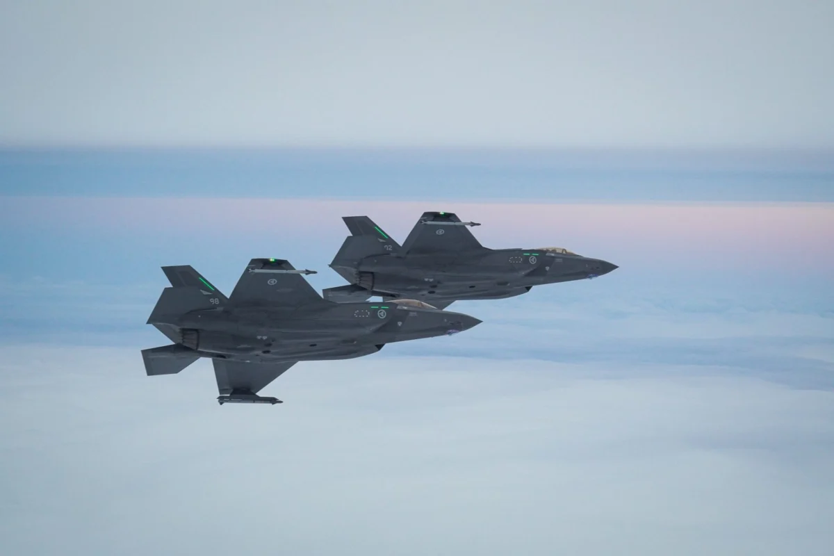 Royal Norwegian Air Force F 35 fighter jets