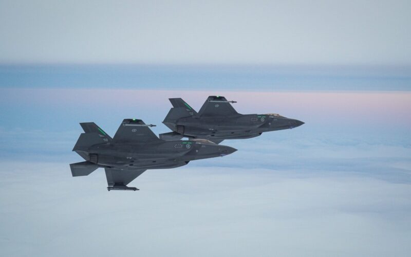 Royal Norwegian Air Force F 35 fighter jets