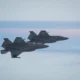 Royal Norwegian Air Force F 35 fighter jets