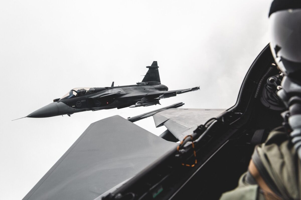 Saab Gripen E fighter jets