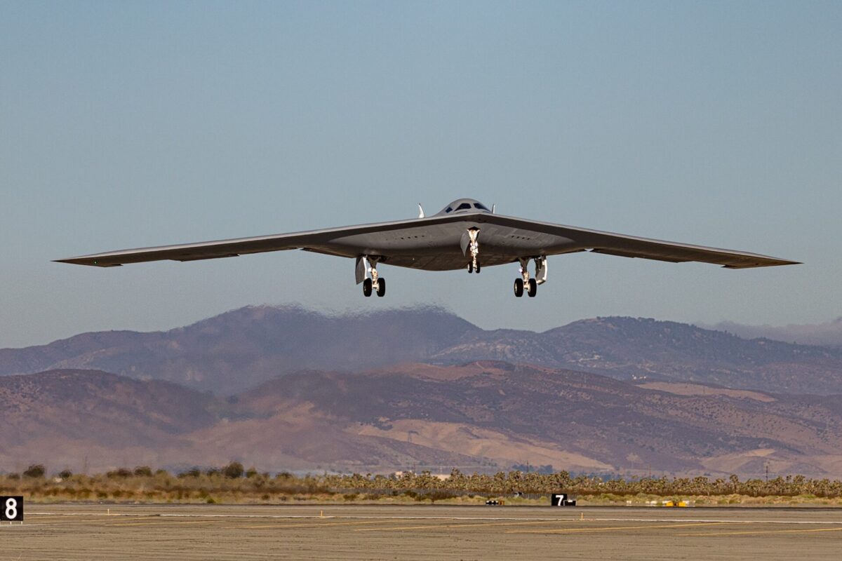 US Air Force announces arrival of second B 21 test aircraft at Edwards AFB