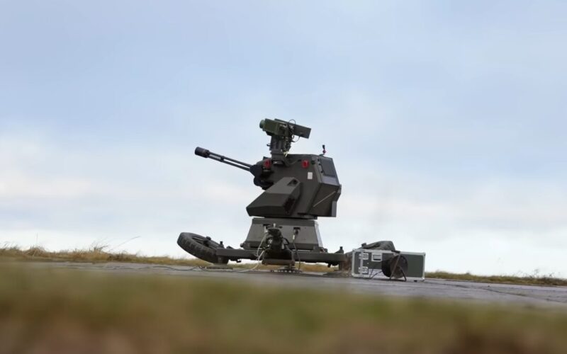 Test of WLKM 127 mm Gatling gun