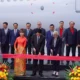 The ceremony of the first 737 8 aircraft in Seattle