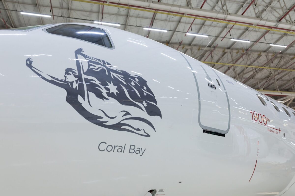 Virgin Australia Embraer E190-E2 jet