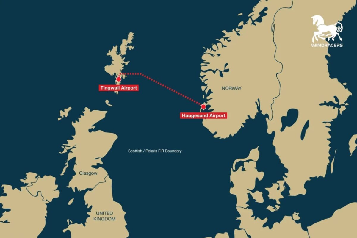 Windracers drone flight UK to Norway Windracers drone flight UK to Norway
