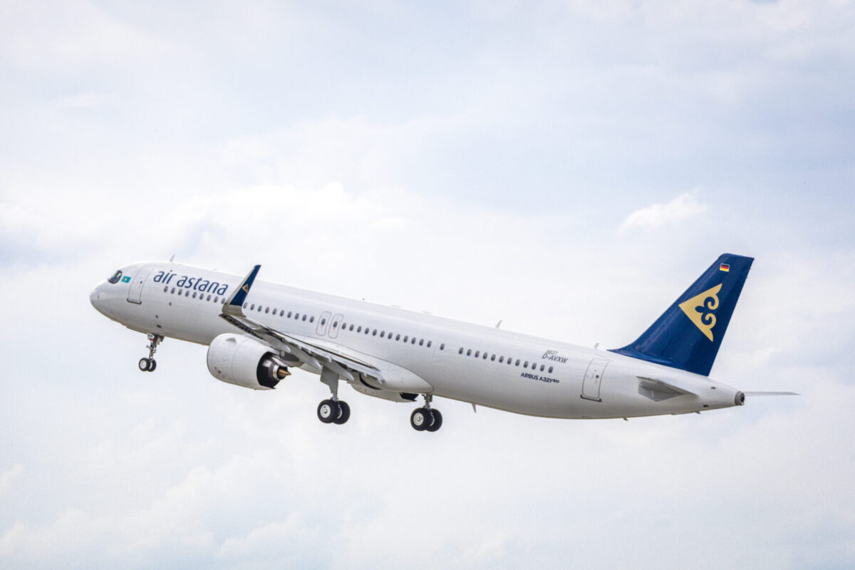 Air Astana A321LR aircraft