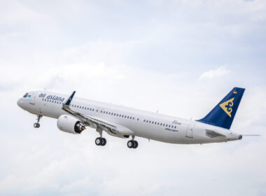 Air Astana A321LR aircraft