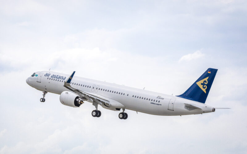 Air Astana A321LR aircraft
