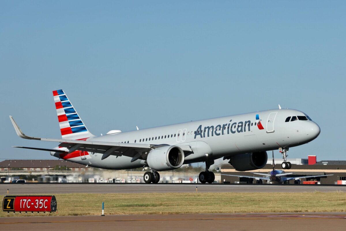American Airlines Airbus A321XLR Dallas
