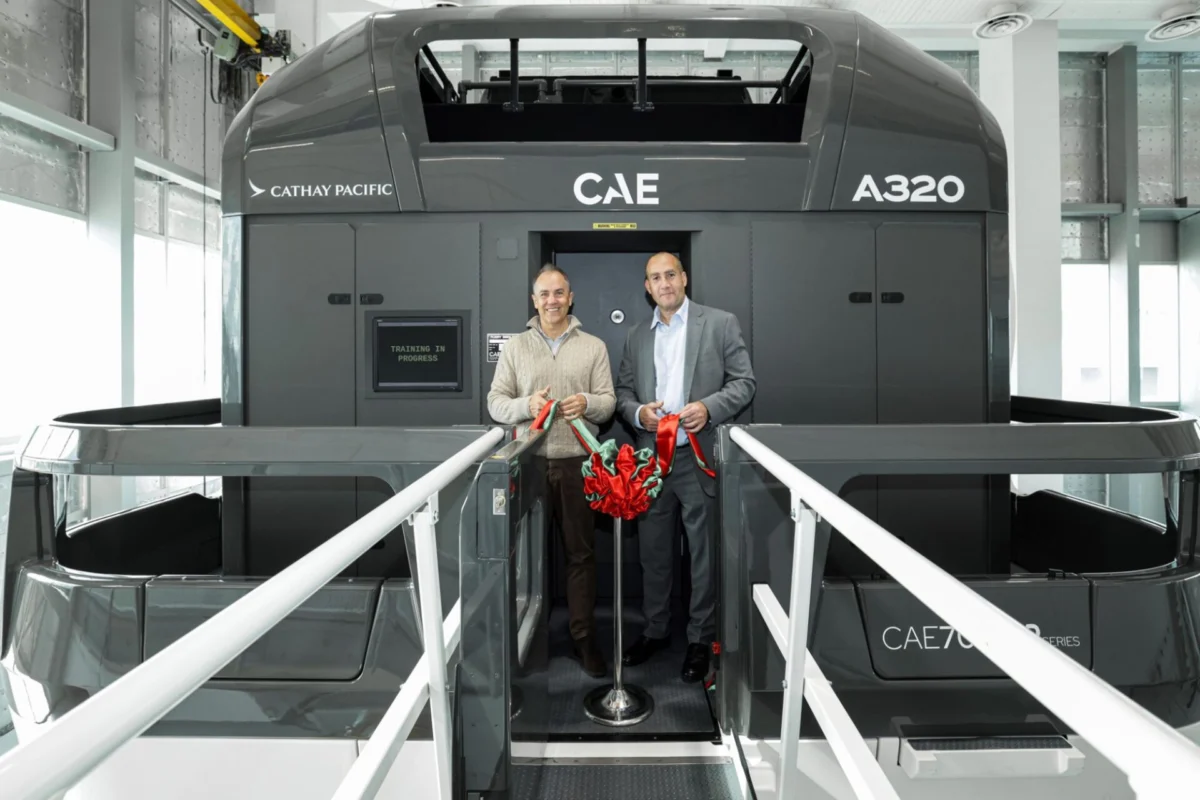 Cathay new A320 simulator CAE