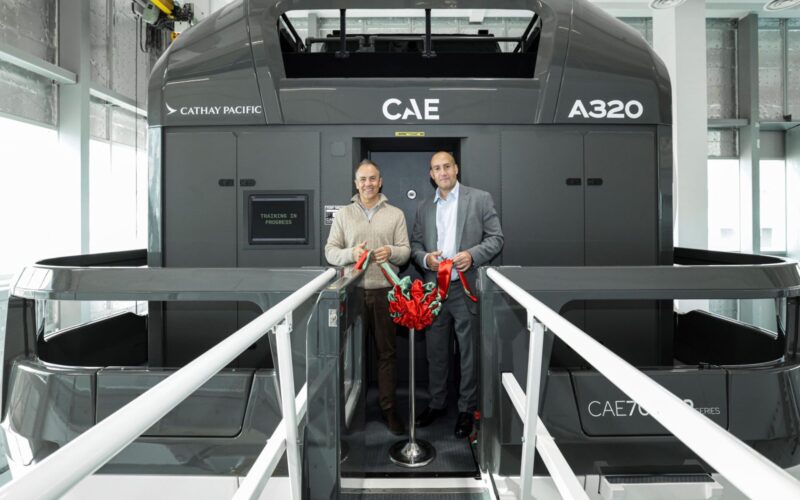 Cathay new A320 simulator CAE Cathay new A320 simulator CAE