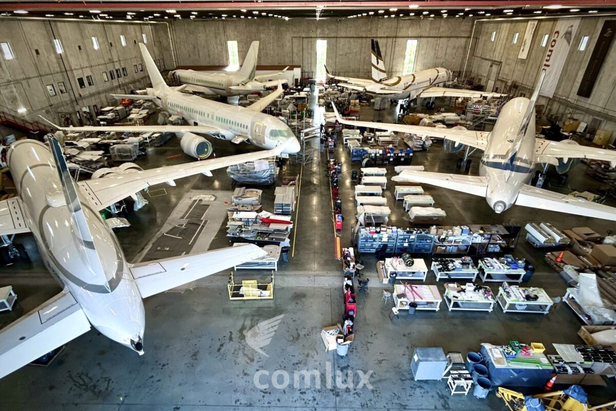 Comlux America main hangar
