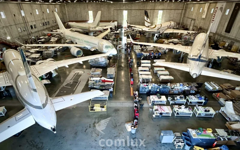 Comlux America main hangar
