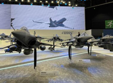 Dassault Rafale models at Paris Air Show 2023