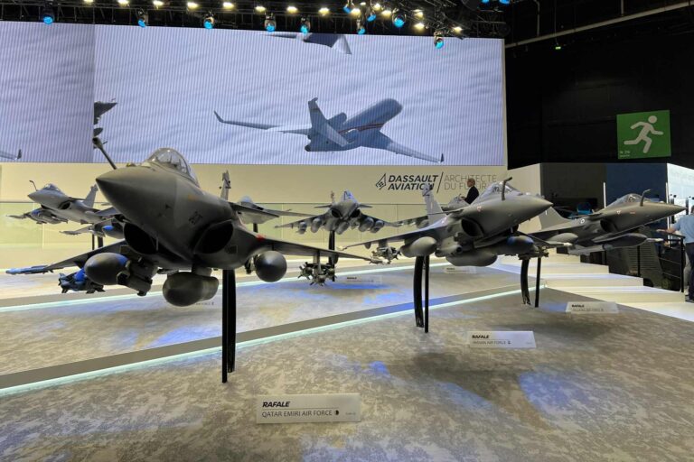 Dassault Rafale models at Paris Air Show 2023