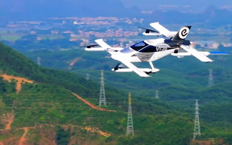 EHang VT35 eVTOL aircraft