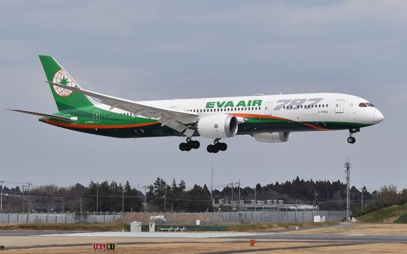 EVA Air Boeing 787 9 DreamlinerEVA Air Boeing 787 9 Dreamliner EVA Air Boeing 787 9 Dreamliner