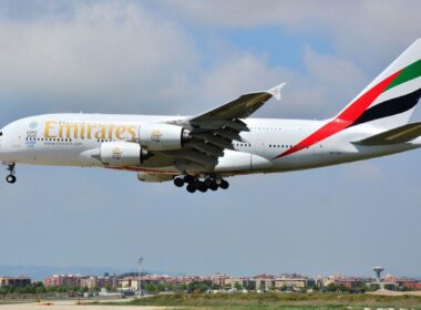 Emirates A6-EOO Airbus A380