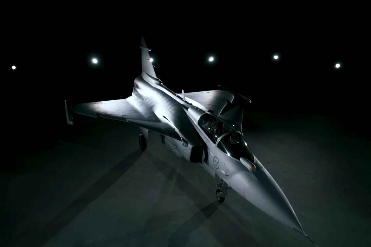 Saab Gripen E fighter jet