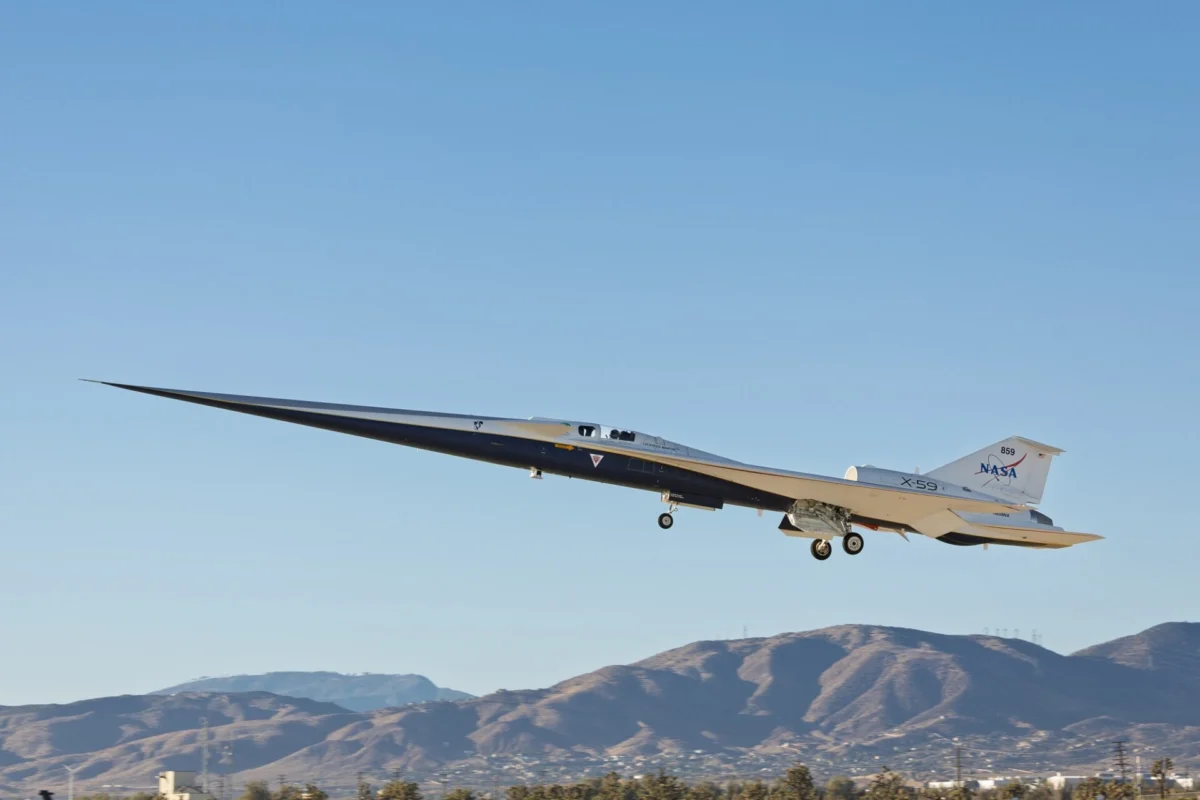 X 59 First Flight X 59 First Flight
