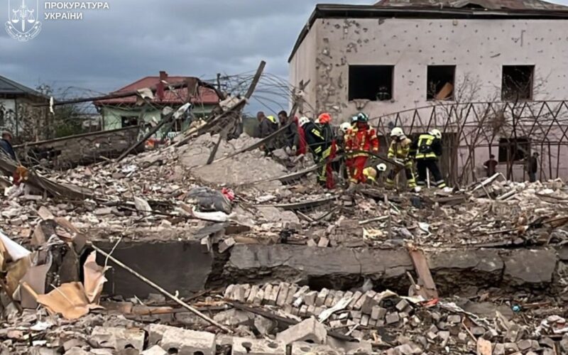 Lviv hit by largest Russian drone and missile attack