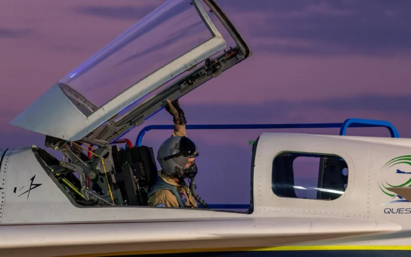 NASA X 59 flight test