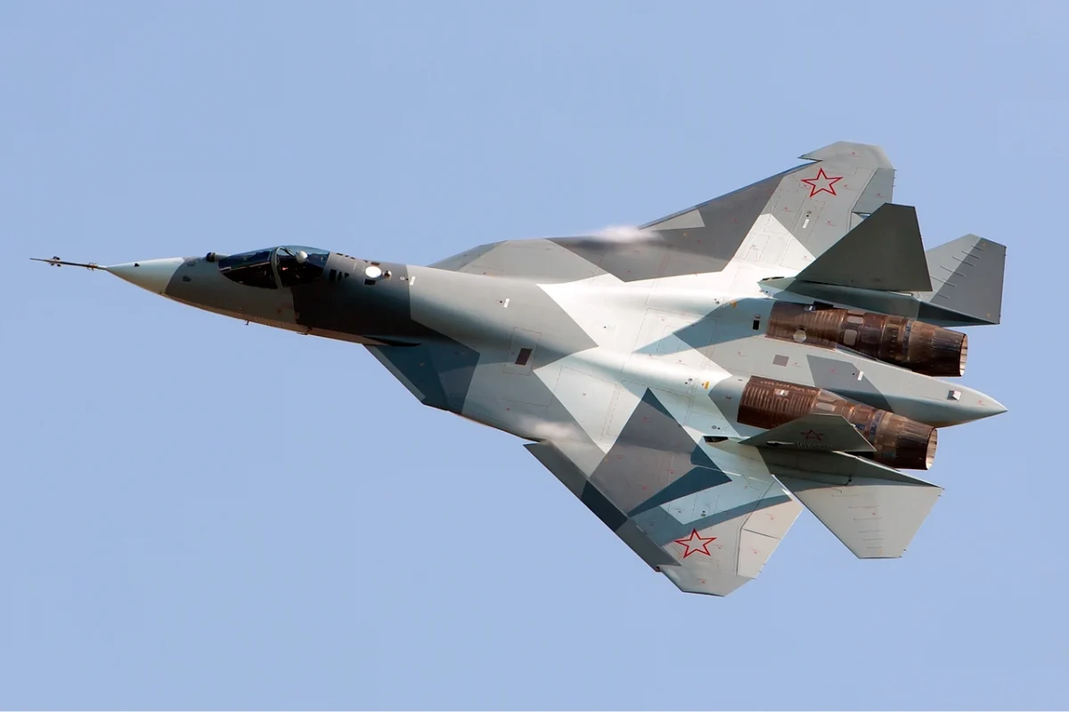 Russian Air Force Su 57 fighter jet Russian Air Force Su 57 fighter jet