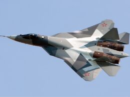 Russian Air Force Su 57 fighter jet