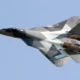 Russian Air Force Su 57 fighter jet