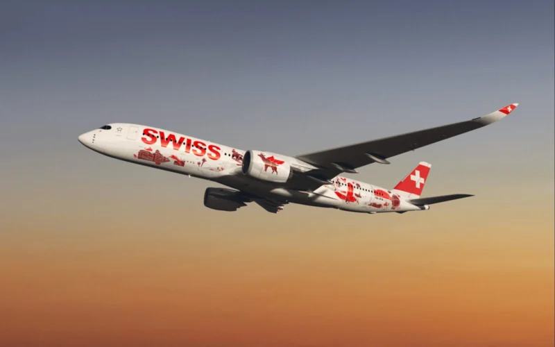 SWISSs first Airbus A350