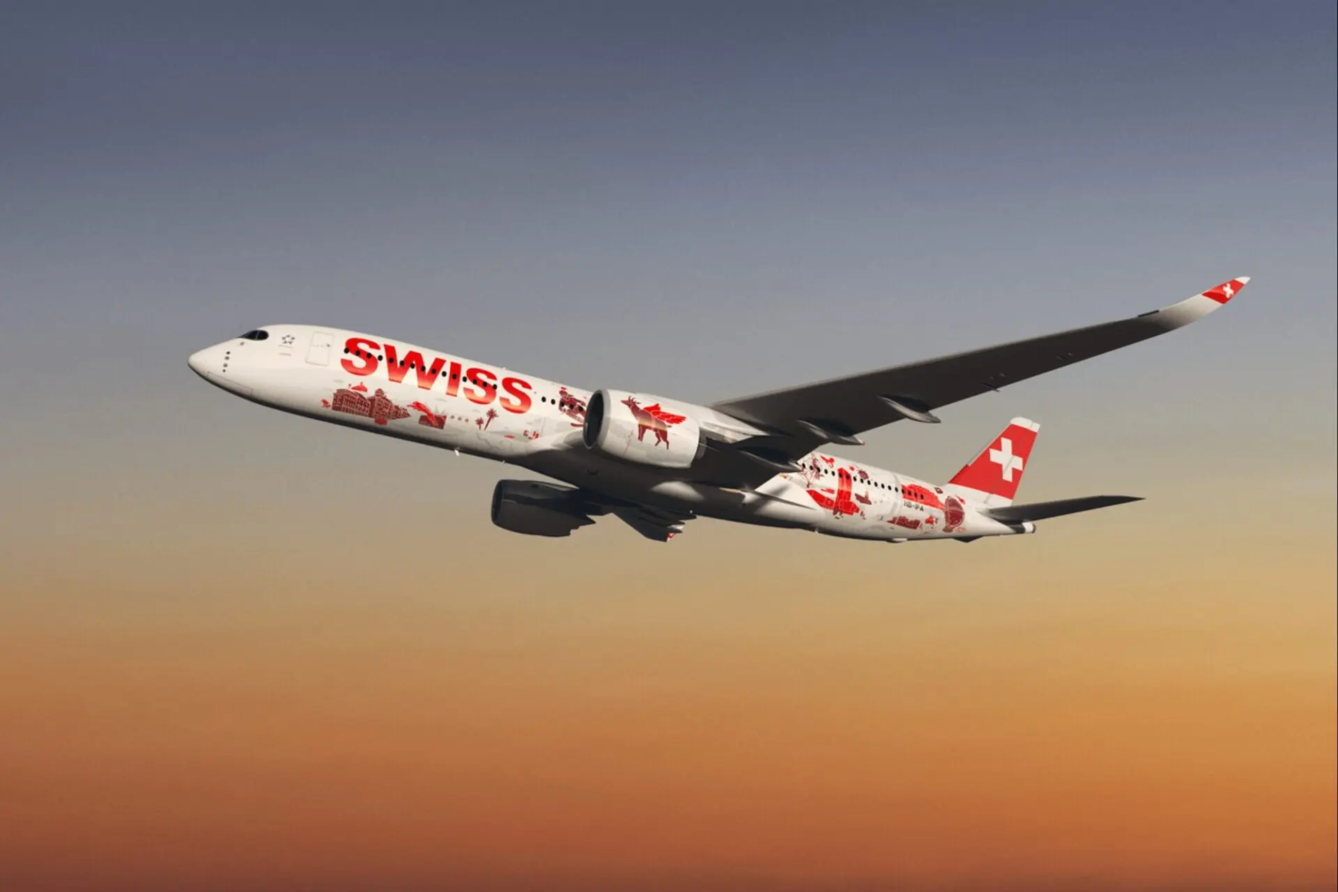 SWISSs first Airbus A350