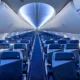 Southwest showcases elevated aircraft cabin design.