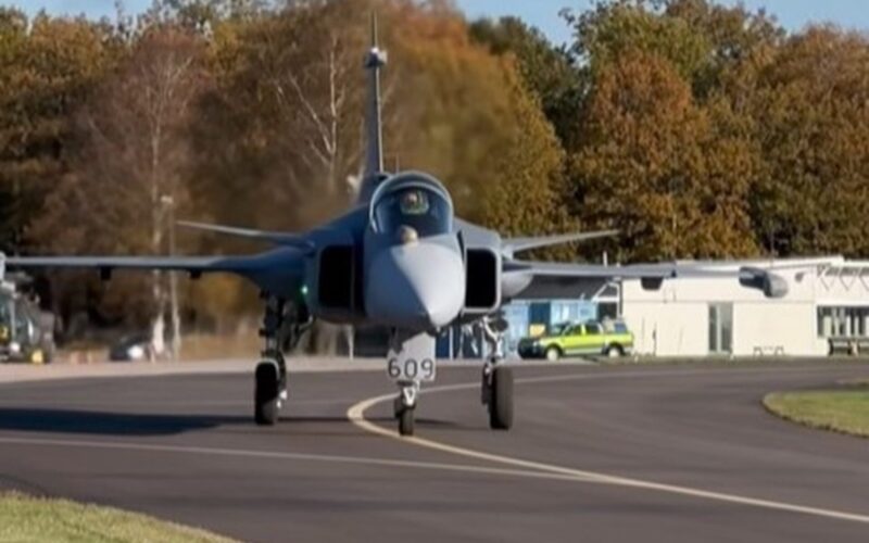 First Sweden Gripen E fighter jet delivery