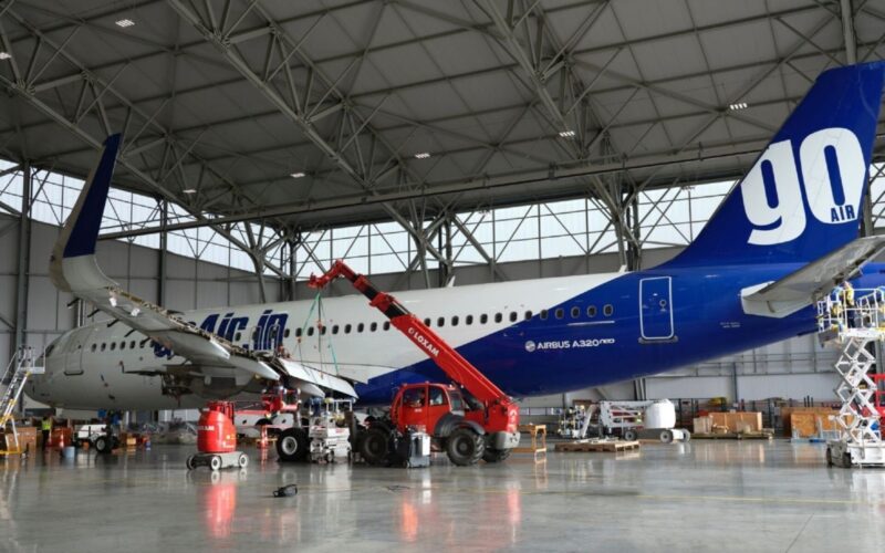 TARMAC Aerosave GoAir A320neo