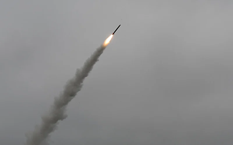 Tomahawk long range cruise missile launch